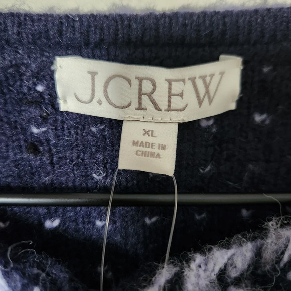 NWT J. Crew | Cropped Wool Blend Lady Jacket in Marled Yarn - Size XL - Picture 11 of 14